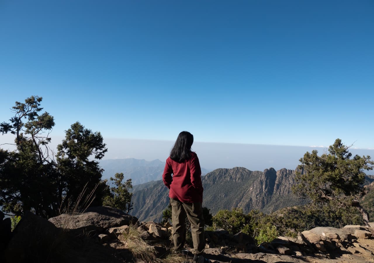 Hike the historic Centuries Trail and Jabal Sawda - the highest peak in Saudi Arabia