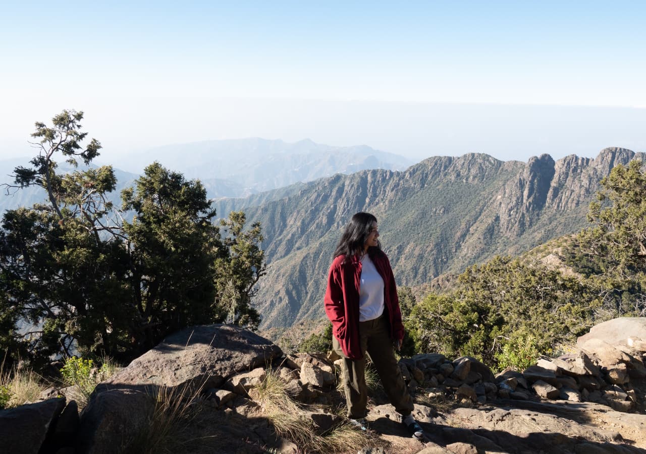 Hike the historic Centuries Trail and Jabal Sawda - the highest peak in Saudi Arabia