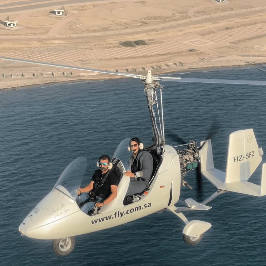 Asir: Gyrocopter flight experience