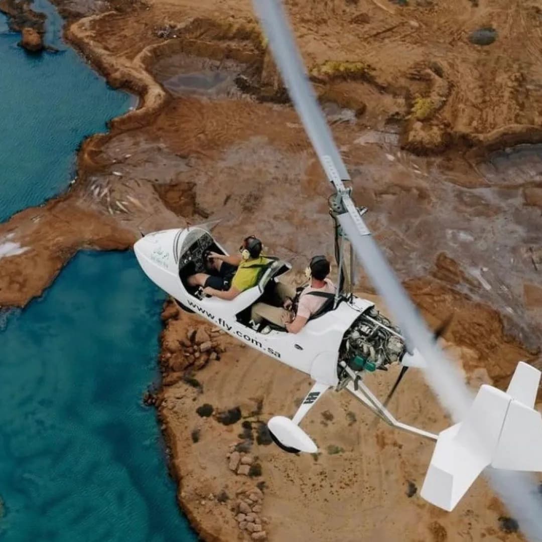 Asir: Gyrocopter flight experience